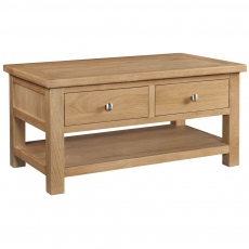 Rutland Coffee Table with 2 Drawers