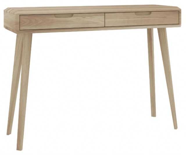 Evergreen Solid Oak Console Table