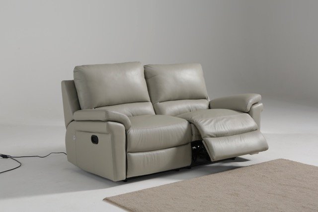 Amalfi 2 Seater Power Recliner Sofa, 2 Seater Leather Recliner Sofa