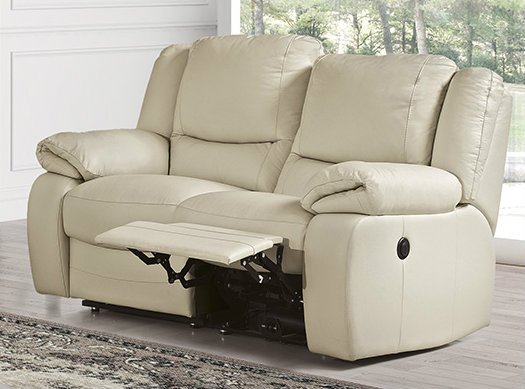 2 Seater Manual Recliner Sofa Sofas, 2 Seater Cream Leather Recliner Sofa