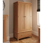 Galmpton Gents Wardrobe in Light Oak Finish