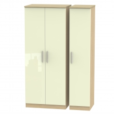 Mayfair Triple Plain Wardrobe