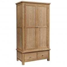 Rutland Double Wardrobe with 2 Drawers