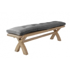 Paris Cross Leg Dining Bench Cushion Only