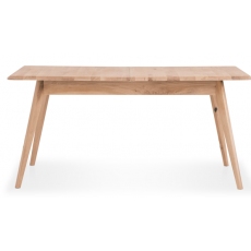 Evergreen Solid Oak Extending Dining Table 1.4m-1.8m