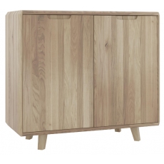 Evergreen Solid Oak 2 Door Sideboard