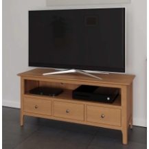 Newton Oak Finish Large TV Cabinet
