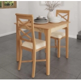 Newton Oak Finish Small Fixed Top Table