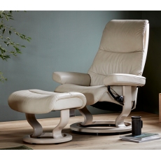 Stressless View Small Chair & Footstool - Classic Base