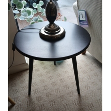 Evergreen Black Ash Lamp Table