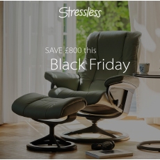 Stressless Mayfair Chair & Stool with Signature Base Black Friday Promotion Stressless Mayfair Chair & Stool with Signature Base Black Friday Promotion