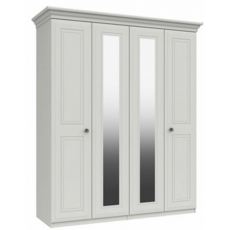 Altanta 4 Door Mirrored Wardrobe
