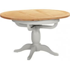 Rutland Butterfly Extending Round DiningTable 100cm-135cm Rutland Butterfly Extending Round DiningTable 100cm-135cm
