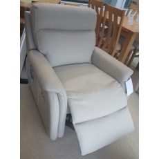 Capri Italian Leather Power Recliner Arm Chair