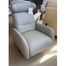 Marseille Leather Swivel Recliner with Integrated Foot Rest Marseille Leather Swivel Recliner with Integrated Foot Rest