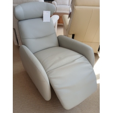 Marseille Leather Swivel Recliner with Integrated Foot Rest Marseille Leather Swivel Recliner with Integrated Foot Rest