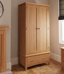 Galmpton Gents Wardrobe in Light Oak Finish