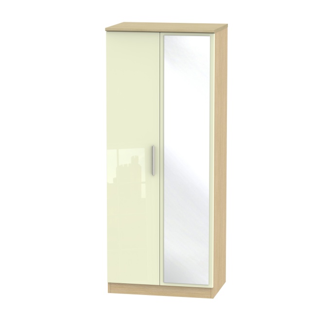 Mayfair 2ft 6'' Mirror Wardrobe