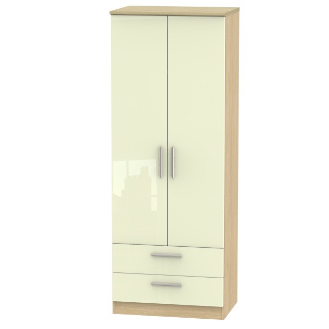 Mayfair Tall 2ft 6'' 2 Drawer Wardrobe