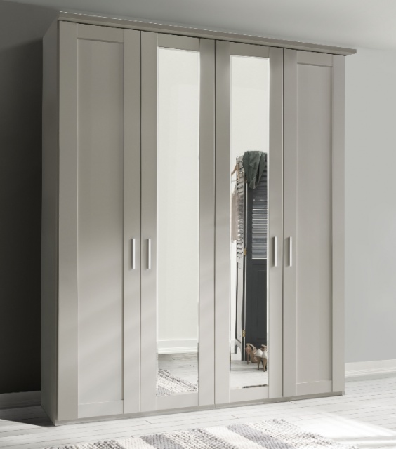 Wiemann Kensington Mirrored Door Wardrobe Choice Of Size Options