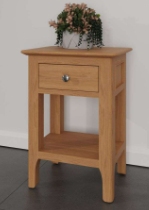 Newton Oak Finish Side Table