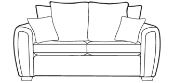 Alstons Memphis 3 Seater Sofa (Pillow Back)