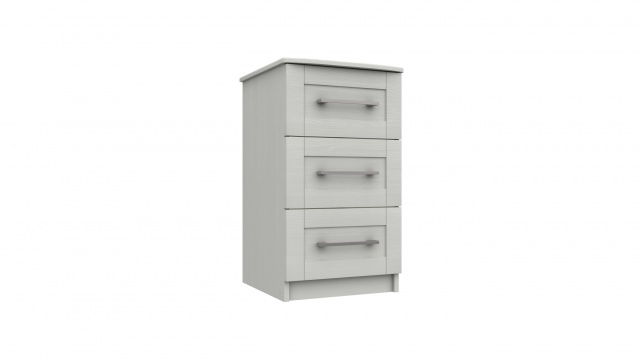 Nashville 3 Drawer Bedside Chest