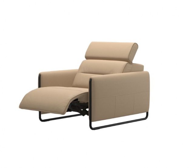 Stressless Emily Power Recliner Chair with Wood Arm