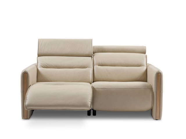 Stressless Emily 2 Seater Power Recliner Sofa with Wood Arm