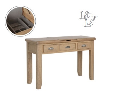 Paris Dressing Table in Oak Finish