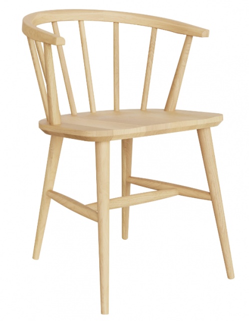 Evergreen Solid Oak Dining Armchair