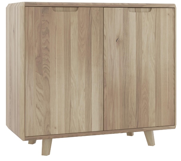 Evergreen Solid Oak 2 Door Sideboard