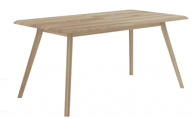 Evergreen Solid Oak 1.6m-2m Extending Dining Table