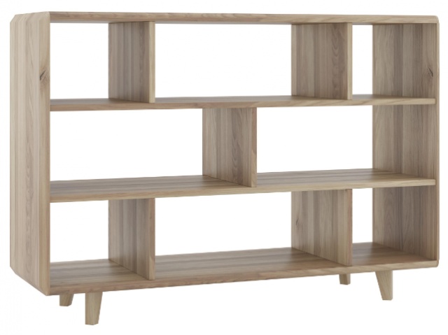 Evergreen Solid Oak Low Display Cabinet