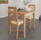 Newton Oak Finish Small Fixed Top Table