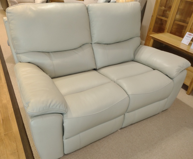 Grosvenor Promotion - 2 Seater Power Recliner Sofa in CAT15 Stone Leather