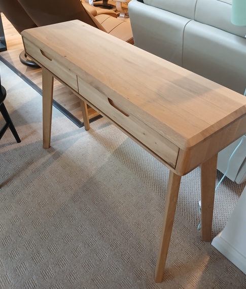 Evergreen Solid Oak Cosole Table