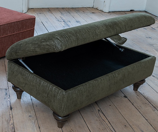 Alstons Darwin Legged Ottoman