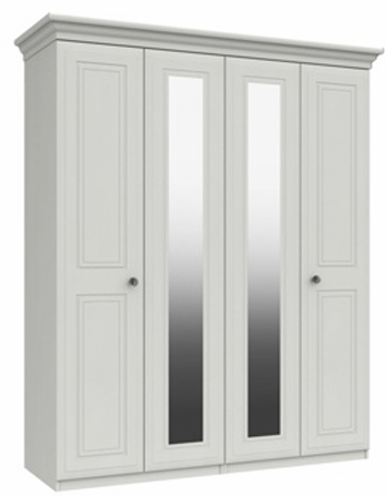 Altanta 4 Door Mirrored Wardrobe