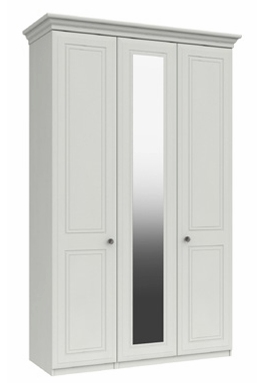 Altanta 3 Door Tall Mirrored Wardrobe