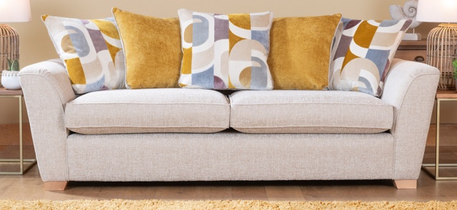 Alstons Tasman 3 Seater Pillow Back Sofa