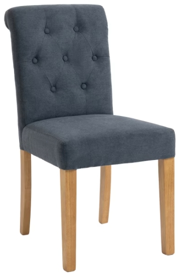 Salisbury Dining Chair - Fabric Slate