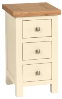 Rutland 3 Drawer Compact Bedside Chest