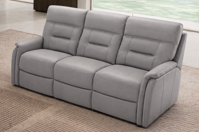Sienna 3 Cushion 3 Seater Power Recliner Sofa (RHF & LHF)