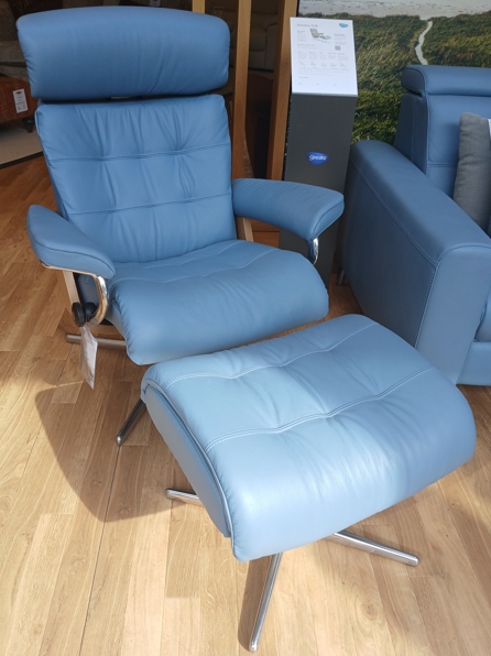 Stressless Erik Recliner Chair with Footstool