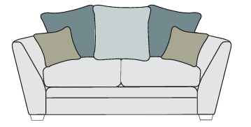 Alstons Rochelle 2 Seater Pillow Back Sofa