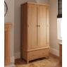 Galmpton Gents Wardrobe in Light Oak Finish