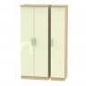 Mayfair Tall Triple Plain Wardrobe