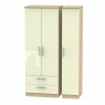 Mayfair Tall Triple 2 Drawer  Wardrobe