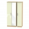 Mayfair Tall Triple Mirror Wardrobe